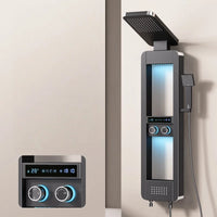Rainfall Tower Panel Modern Shower Set - Image 7