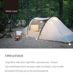 Creative Oversize Elegant Camping Tunnel Tent