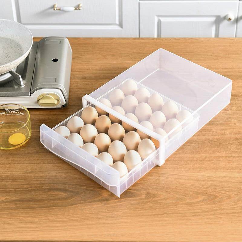 Transparent Egg Storage Drawer Container