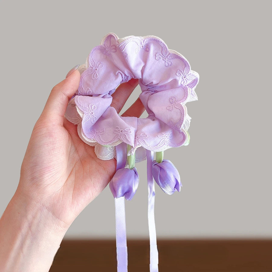 Fairy Bouquet Ribbon Easy Hair Tie