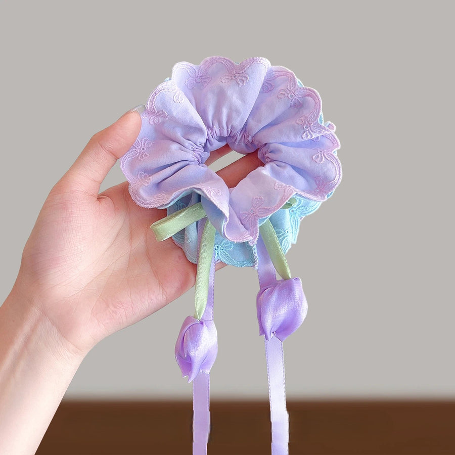 Fairy Bouquet Ribbon Easy Hair Tie
