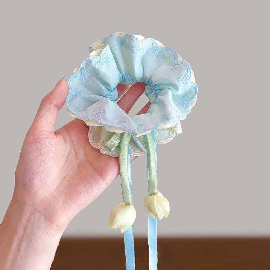 Fairy Bouquet Ribbon Easy Hair Tie