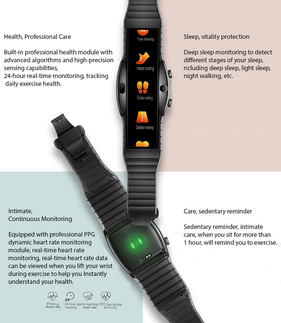 Elegant Flexible Timepiece Bluetooth Smart Watch - Image 3