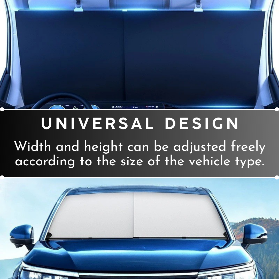Retractable Anti-UV Light Car Windshield Sunshade - Image 6