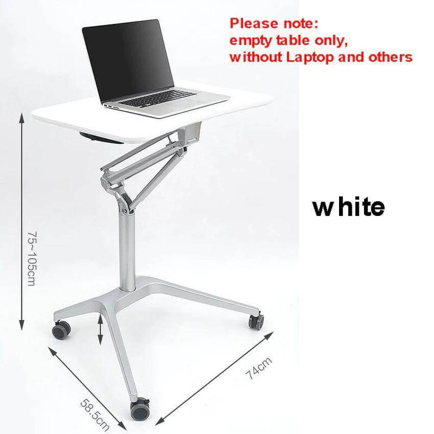 Modern Japanese Movable Adjustable Sit/Stand Desk