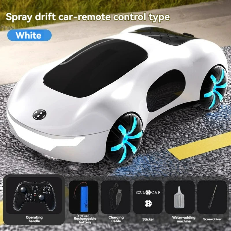 Rechargeable Gesture Control RC Spray Effect Stunt Car - Image 9
