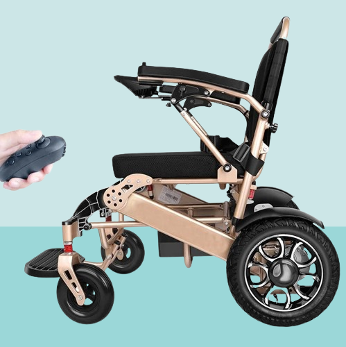 Remote Control Foldable Electric Safe Wheelchair