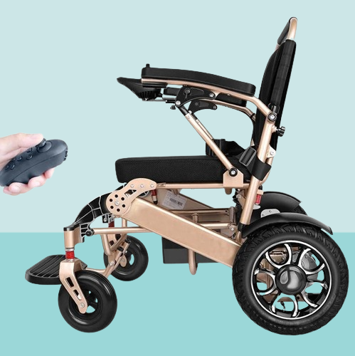 Remote Control Foldable Electric Safe Wheelchair - Image 0