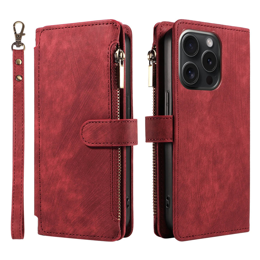 Wallet Leather Flip  Cases For iPhone Models - Image 6