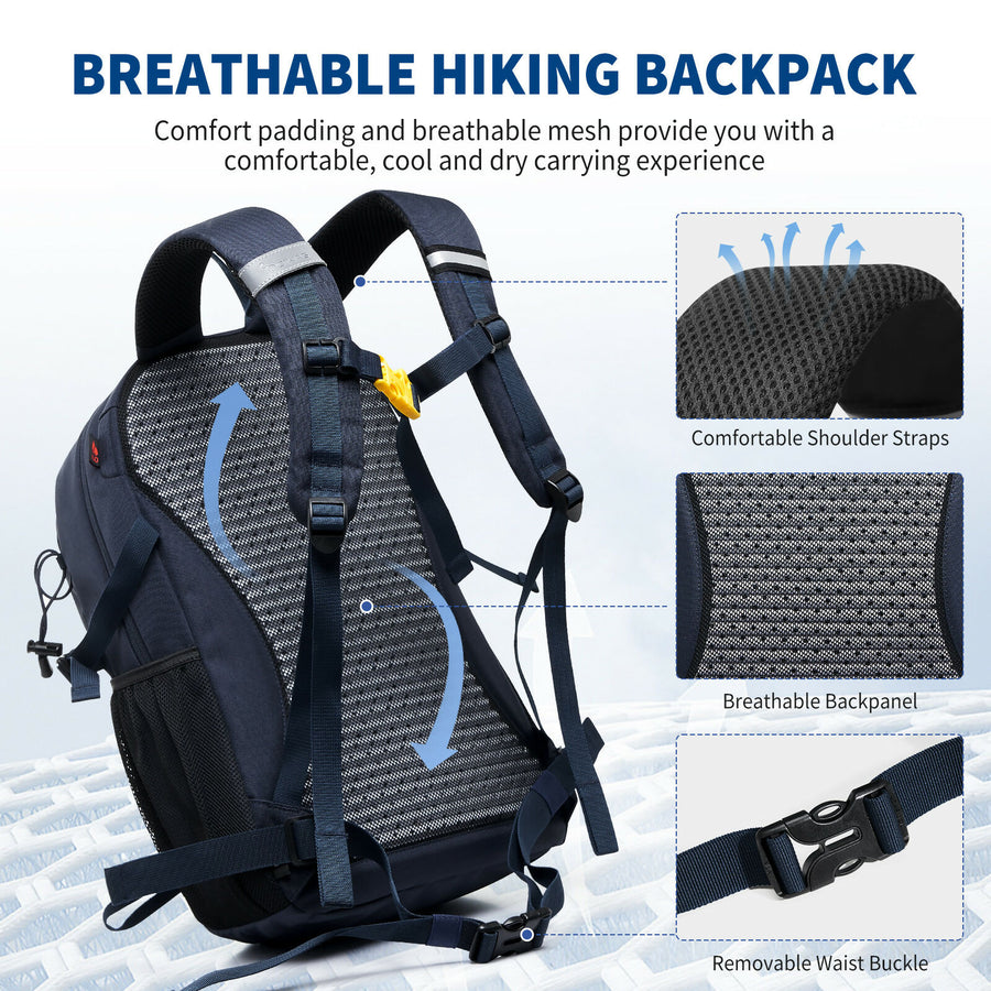 OIWAS 20L Lightweight Outdoor Hiking Backpack - Image 6