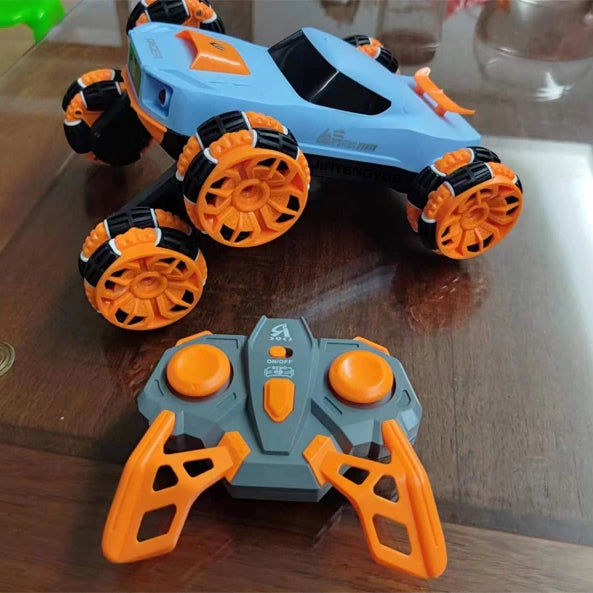 Six-Wheel Electric RC Stunt Toy Car - Image 0