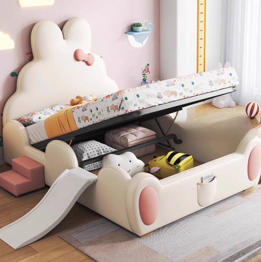 Jumpy Rabbit Cozy Kids Slide Bed - Image 6