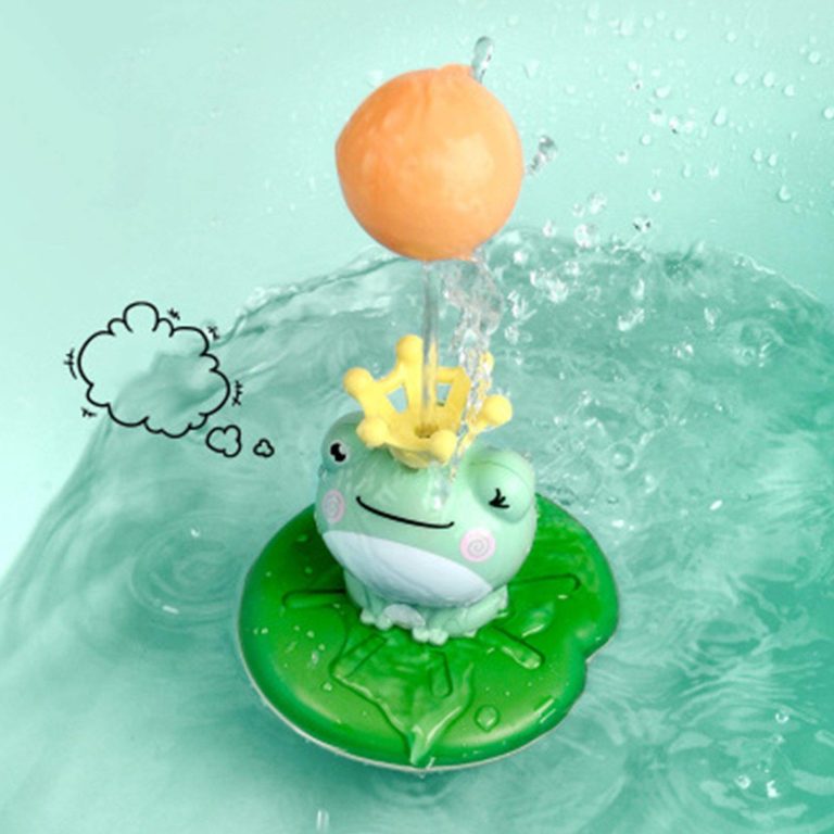 Floating Frog Rotating Sprinkler Toy - MaviGadget