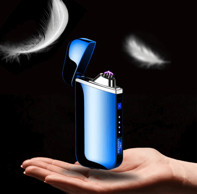 Double Arc Electronic Rechargeable Windproof Lighters - MaviGadget