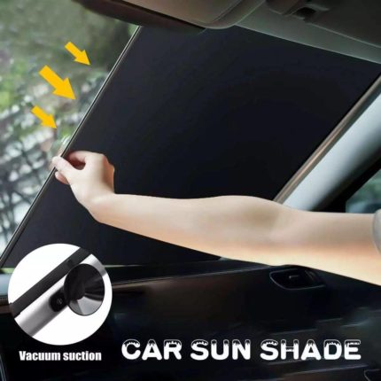 Retractable Car Front Window Sun Shield - MaviGadget