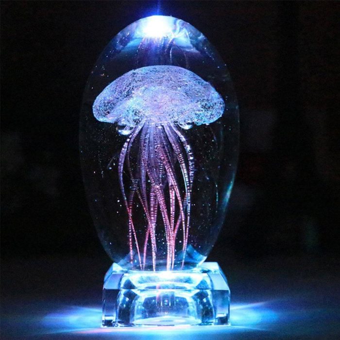 Crystal Jellyfish LED Lamp - MaviGadget