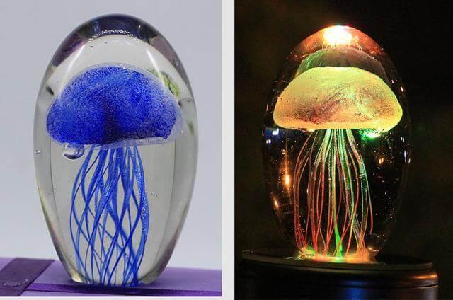 Crystal Jellyfish LED Lamp - MaviGadget