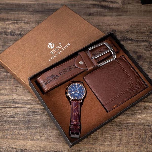 3 in 1 Luxury Men Business Style Gift Box - MaviGadget