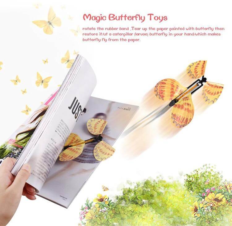 Flying Butterfly Magic Toys - MaviGadget