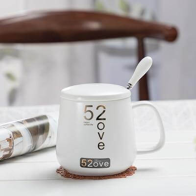 Elegant Marble Ceramic Coffee Mug Gift Set - MaviGadget