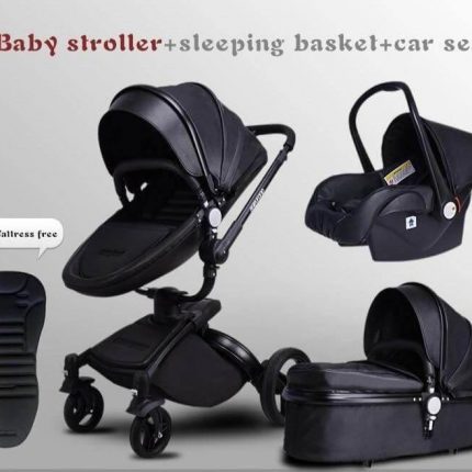 Modern Stylish Aluminium 3 in 1 Two way Baby Stroller - MaviGadget
