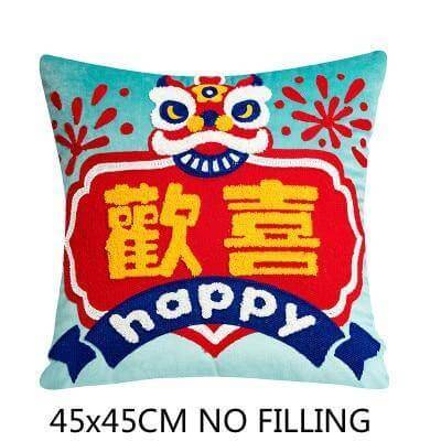 Chinese Traditional Dragon Pillow Covers - MaviGadget