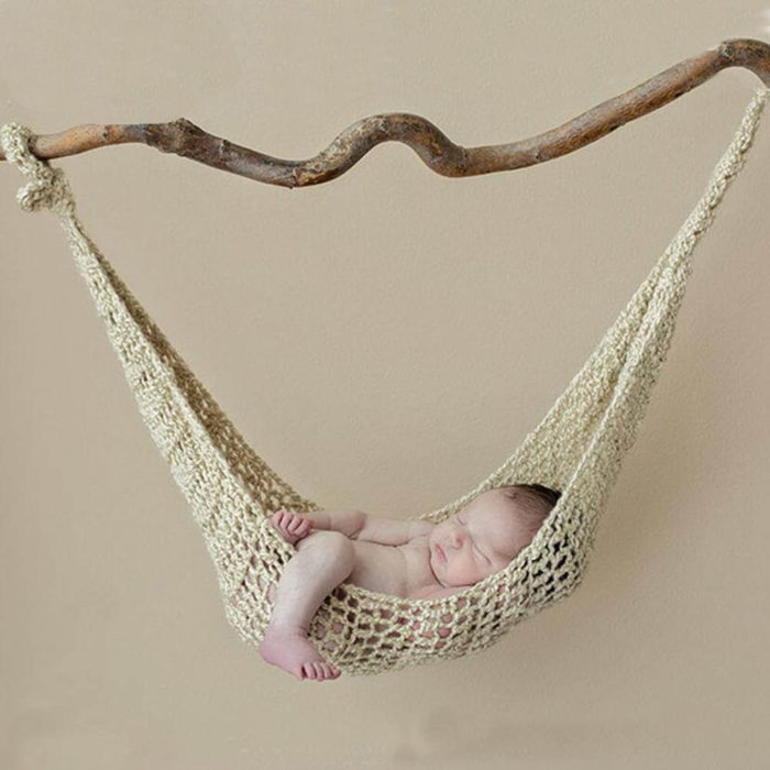 Crochet Knit Cocoons Newborn Baby Hammock - MaviGadget
