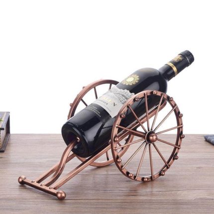 Antique Cannon Wine Bottle Holder - MaviGadget