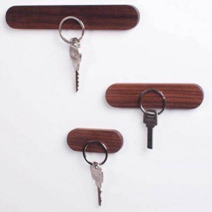 Magnetic Elegant Wood Key Holder - MaviGadget