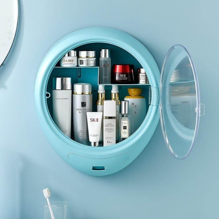 Wall Mounted Bathroom Shelf Cosmetics Box - MaviGadget