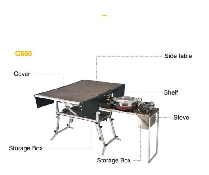 How Outdoor Foldable Mobile Kitchen - Azizalip - Medium