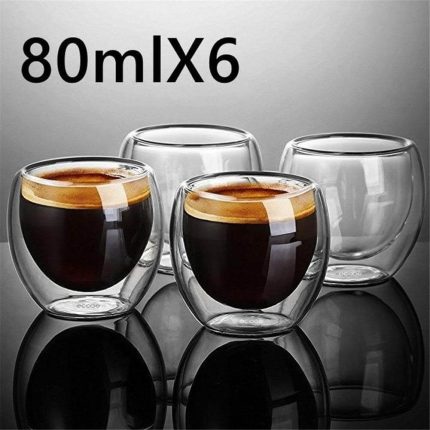 Espresso Double Glass Cup - MaviGadget