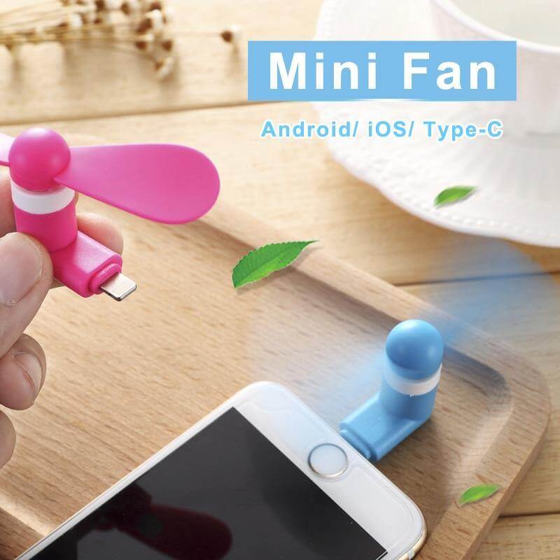 Flexible Phone Mini Fan - MaviGadget