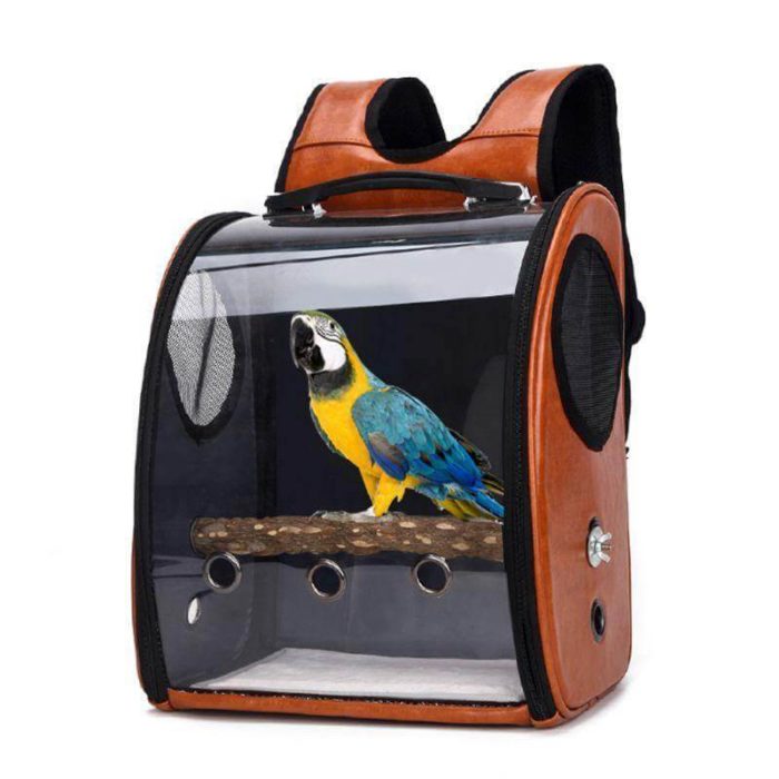 Space Capsule Bird Carrier Travel Birdcage Backpack - MaviGadget