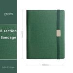 High-grade Pastel Leather Surface Business Notebook - MaviGadget