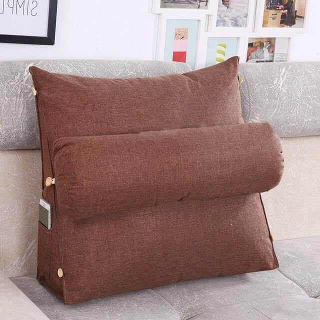 Comfort Soft Bed Triangular Backrest Pillow - MaviGadget