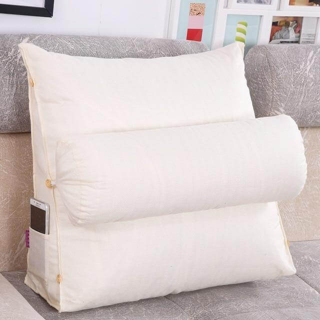 Comfort Soft Bed Triangular Backrest Pillow - MaviGadget