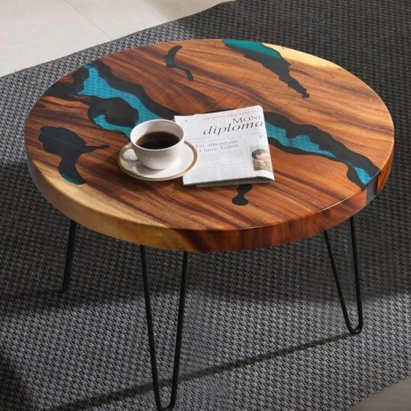 Elegant Nordic Style River Coffee Table - MaviGadget