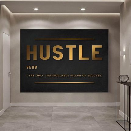 Modern Hustle Inspirational Canvas Wall Posters - MaviGadget