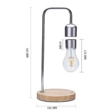 Magnetic Levitating Wireless Bulb Desk Lamp - MaviGadget