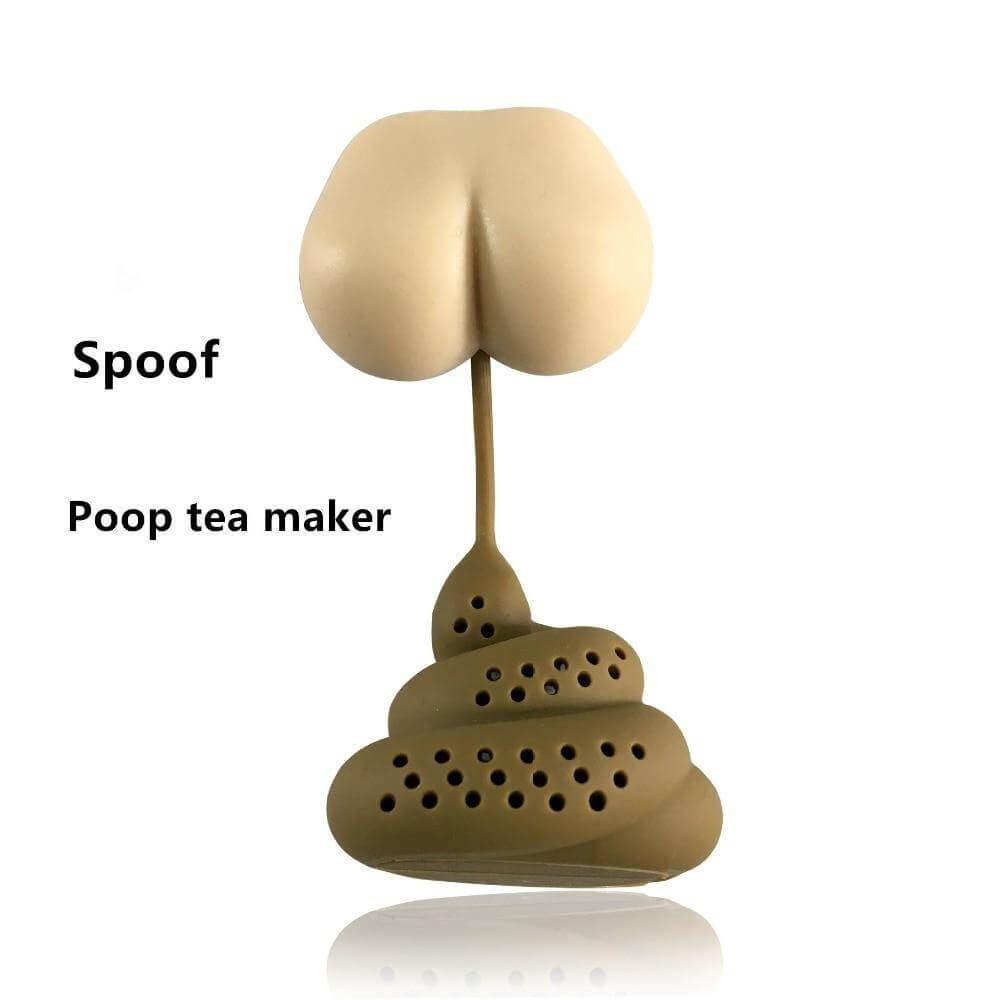 Funny Poop Shape Herbal Tea Infuser - MaviGadget