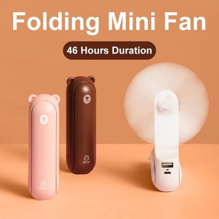 Rechargeable Portable Handheld Foldable Mini Fan - MaviGadget