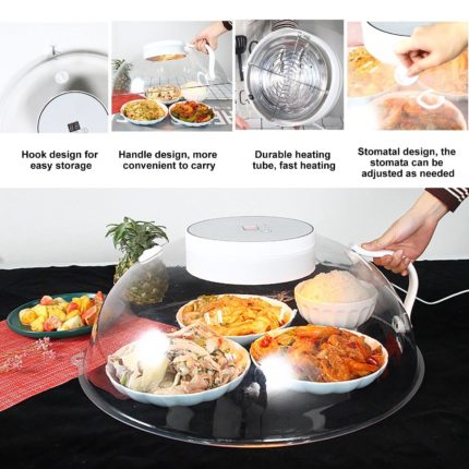 Intelligent Electric Food Heating Smart Lid - MaviGadget