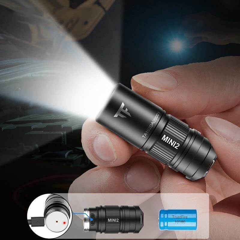 Tiny Super Bright Rechargeable Flashlight - MaviGadget