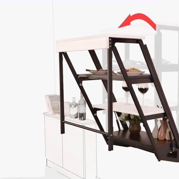 Foldable Multifunctional Wall-Mounted Shelf Table - MaviGadget