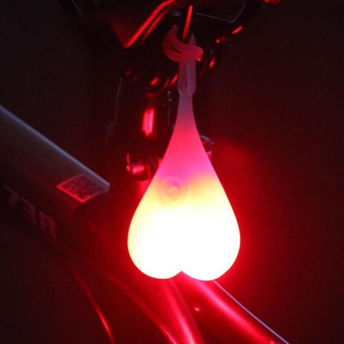 Tail Silicone Heart Shaped Night Light for Bike - MaviGadget