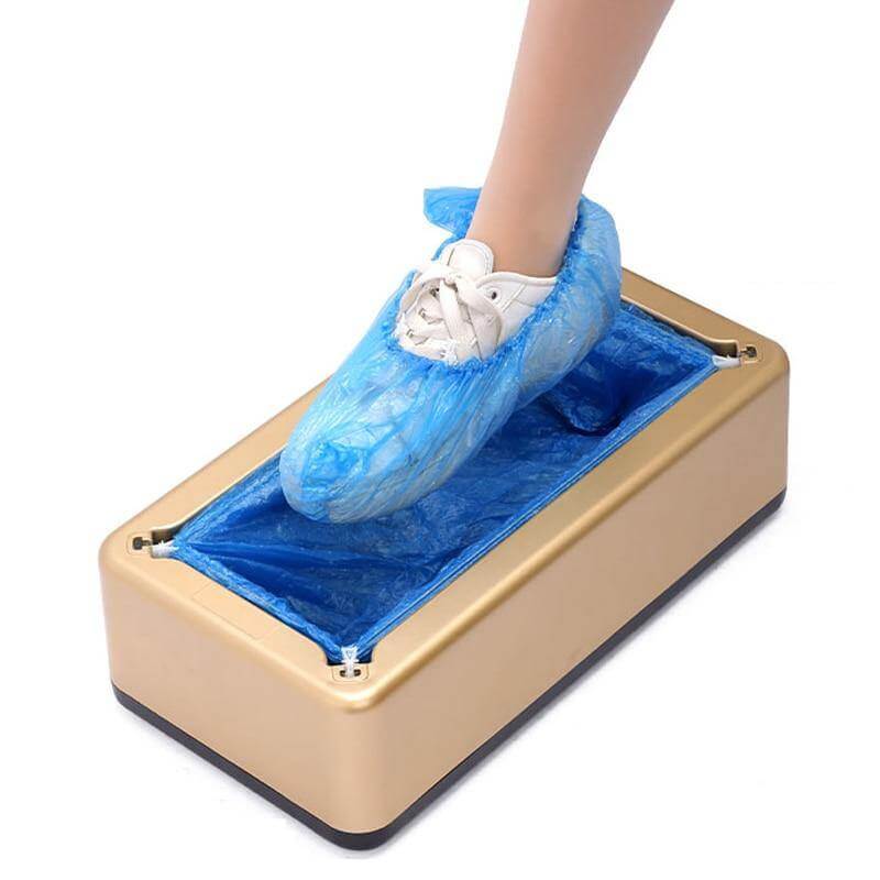 Portable Hand-Free Disposable Shoe Cover Box - MaviGadget