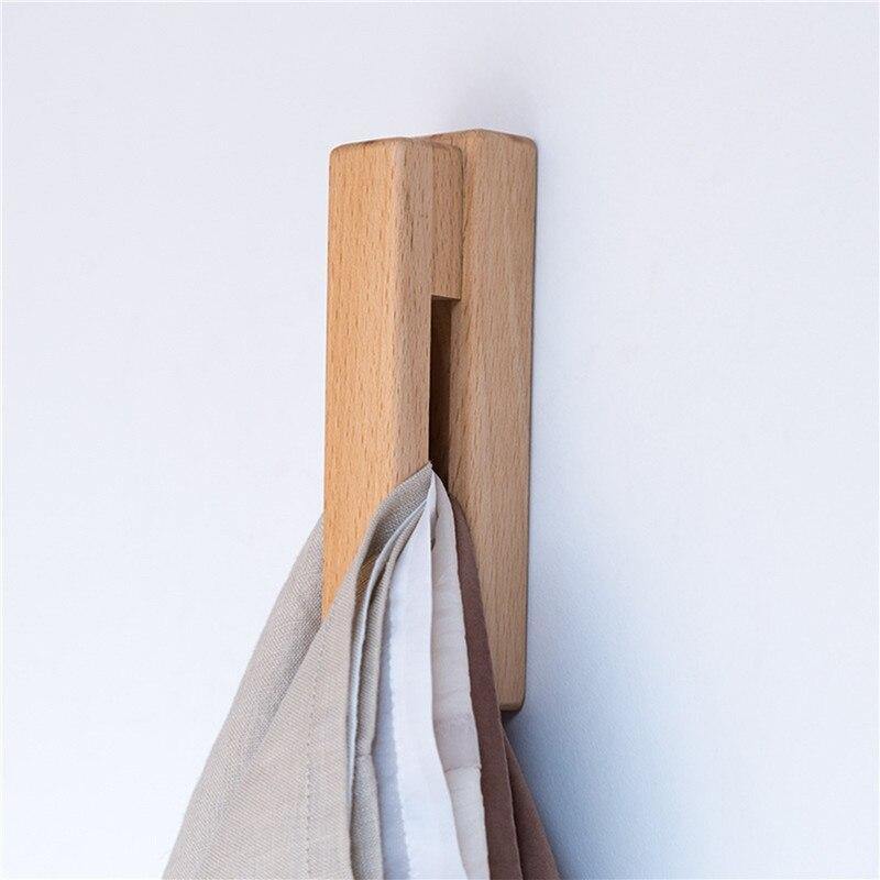Wooden Towel Holder Hooks - MaviGadget