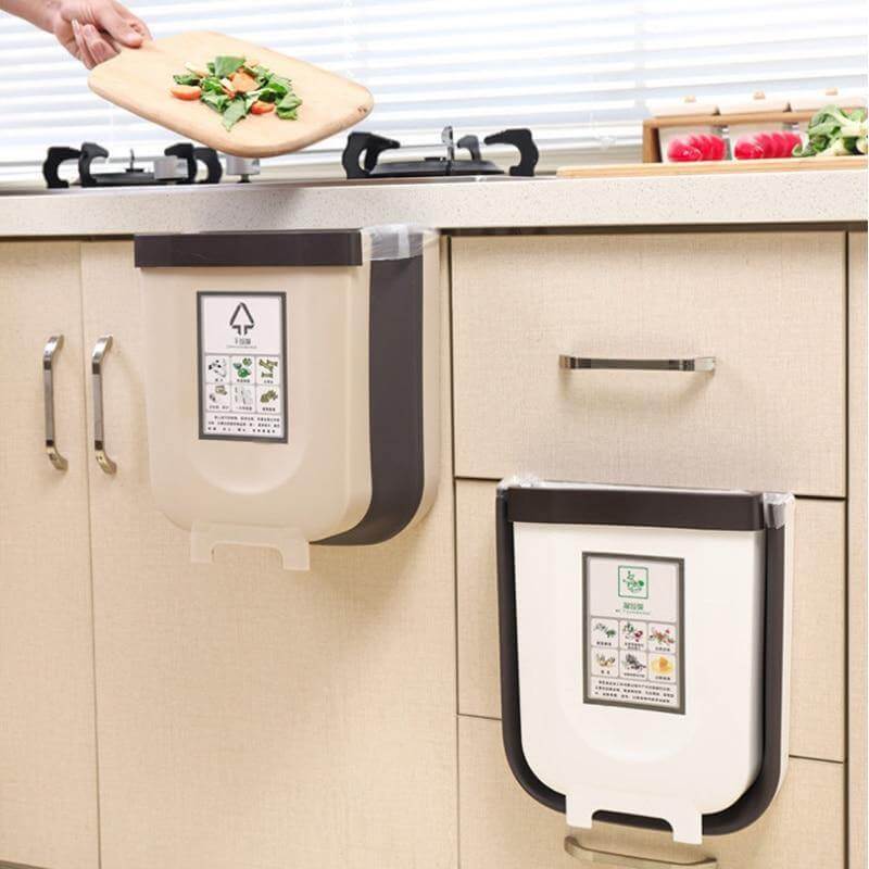 Foldable Cabinet Kitchen Trash Can - MaviGadget