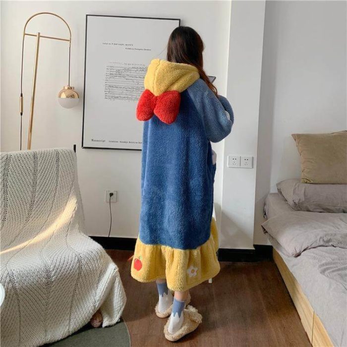 Colorful Princess Hooded Sleepwear for Women - MaviGadget